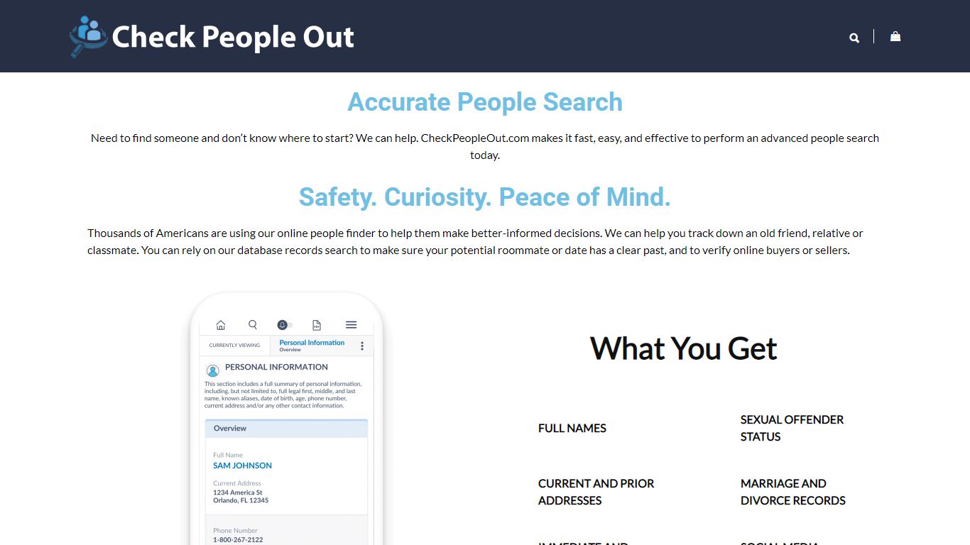 Check People Out – People Search